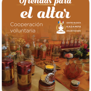 Ofrendas para el altar - Cooperación voluntaria